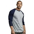 thumbnail image 3 of 6 Packs of TheLovely Men's 3/4 Sleeve Crew Neck Raglan Jersey Baseball Tee Shirts, 3 of 4