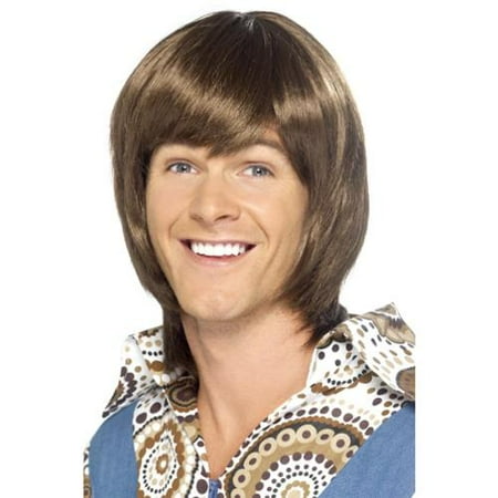 EAN 5020570432419 product image for 70's Male Heartthrob Costume Wig Adult: Brown | upcitemdb.com