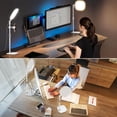thumbnail image 3 of Lighting for Video Calls, 30 Light Modes Video Conference Light, Desk Ring Light with Stand for Webcam, Meetings, Live Stream, Home Office. CRI 97.8, 3 of 8