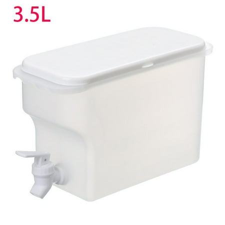 

Refrigerator Cold ttle Jugs With Tap Lemonade Bottle Drinkware Beverage Dispenser Lemon Juice Water Bottle Kitchen Gadgets