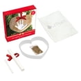 thumbnail image 2 of Lil Peach Baby's Print Handprint or Footprint Glitter Holiday Ornament Kit, Heart, Gold, 2 of 5