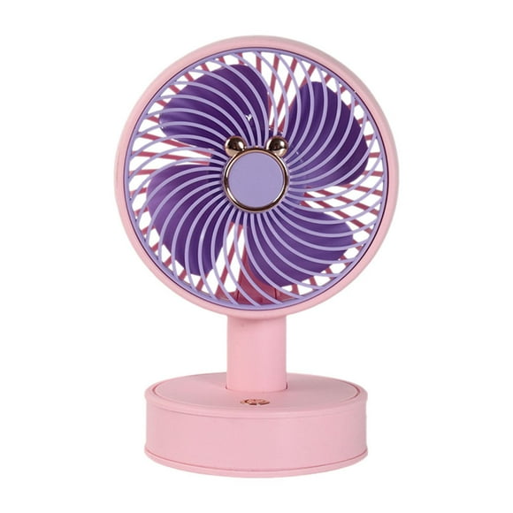 Ventilador de escritorio Strade Fareast Limited personal recargable por USB rosa