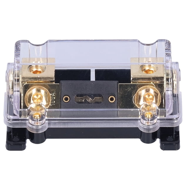 Car Audio Fuse Block, Durable 0/2/4 Gauge Fuse Holder For Car Audio For Boat Audio