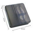 thumbnail image 5 of Homerr Cable Organizer Box Charger Storage Container Data Cable Storage Box Adapter Wire Classification Multi Compartments Storage Case Cord Charger Organizer Portable Home Office, 5 of 10