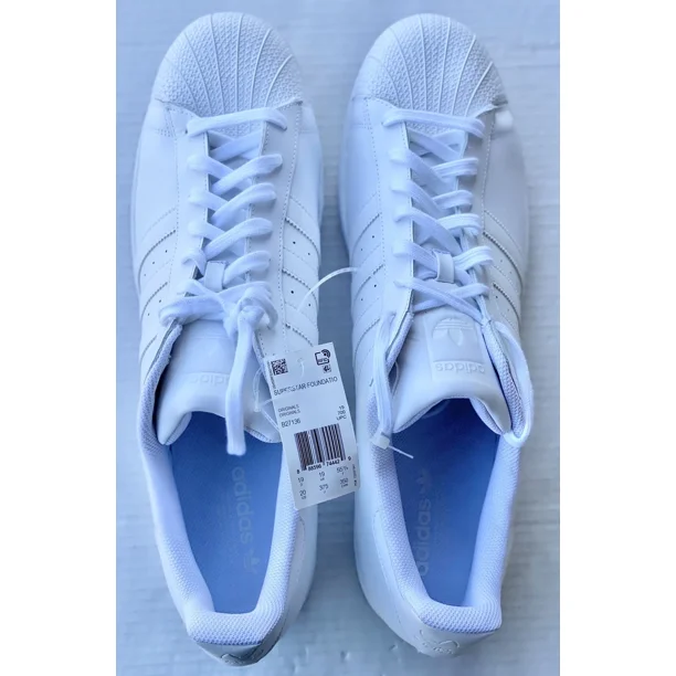 Ad-id-as Originals Mens Superstar Foundation White B27136 Size 20 Brand New
