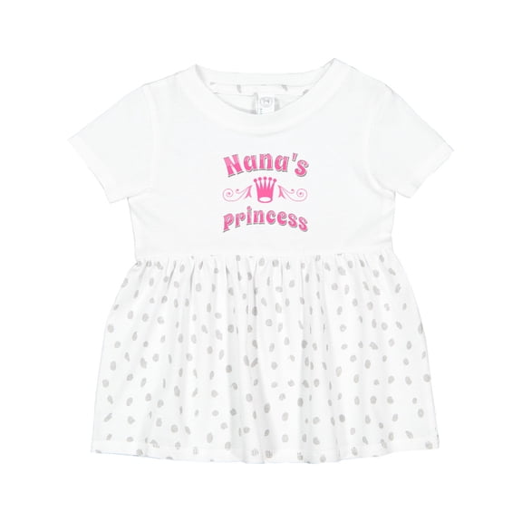 Inktastic Nanas Princess Granddaughter Girls Baby Dress