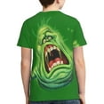 thumbnail image 2 of Ghostbusters Slimer Youth Unisex T-Shirt Crewneck Short Sleeve Double-Sided Print Tee Shirts Top For Boys Girls Kid Teen X-Large, 2 of 6