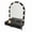 Black, variant on Ardescere Floating Makeup Vanity Desk with Mirror & 3-Color LED Lights, Wall Mounted Dressing Table with Power Outlet Black, 1-Pack