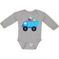 thumbnail image 3 of Inktastic Easter Egg Truck Boys Boys Long Sleeve Baby Bodysuit, 3 of 5