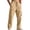 Khaki, variant on Chiccall Mens Cargo Sweatpants with Pocket Elastic Waist Drawstring Casual Athletic Sweat Pants Loose Fit Open Bottom Lounge Fashion Workout Joggers