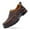 Brown, variant on Men's Dress Shoes Handmade Genuine Leather Office Work Shoes