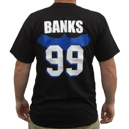 Hawks Adam Banks #99 Jersey T-Shirt Mighty Ducks Movie Costume Hockey
