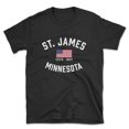thumbnail image 1 of St. James Minnesota Patriot Men's Cotton T-Shirt, 1 of 1