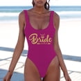 thumbnail image 1 of WILLBEST Trajes de Baño Mujer 2 Piezas Traje de Baño Mujer Moda Letra Impresa Pieza Traje de Baño Sexy Bikini Traje de Baño Sin Mangas Traje de Baño Sin Espalda, 1 of 6