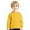 Yellow, variant on Wdgfv Toddler Baby Boy Girl Pullover Sweatshirt Solid Color Crewneck Blouse Shirt Tops Warm Fall Winter Clothes Sky Blue 12-24 Months