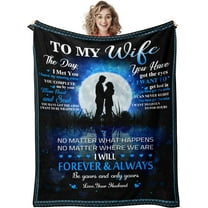 Gifts for Wife, Wife Gifts, Wife Birthday Gift Ideas, Cool Anniversary Wedding Romantic Christmas Birthday Gifts for Her Women Wife from Husband, Best Wife Presents, to My Wife Blanket