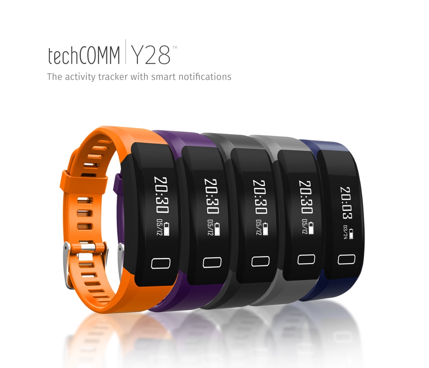 Y28 Water Resistant Fitness Activity Tracker Heart Rate