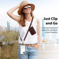 thumbnail image 2 of Correa para Celular MoKo Clip and Go con Cartera de Cuero, 2 of 7