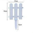 thumbnail image 2 of Bgsha Plastic Garden Fence Border Edging for Flowerbeds Lawn Decoration Landscape Path, 2 of 8