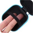 thumbnail image 4 of Estuches para auriculares, estuches de transporte cuadrados Estuche de transporte de viaje para auriculares para teléfonos inteligentes Auriculares Bluetooth Bolsas de almacenamiento Sincero  Hogar, 4 of 9