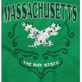 thumbnail image 2 of Massachusetts The Bay State Pride MA Women's Plus Size Graphic Tee Brisco Brands 2X, 2 of 3