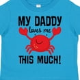 thumbnail image 4 of Inktastic Daddy Loves Me Childs Crab Boys or Girls Toddler T-Shirt, 4 of 5