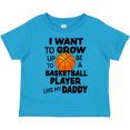 thumbnail image 3 of Inktastic I Want to Grow Up to Be a Basketball Player Like My Daddy Boys or Girls Toddler T-Shirt, 3 of 5