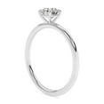 thumbnail image 4 of AFFY 4-Prong Solitaire Engagement Rings For Women, 0.50 Carat (ctw) Round Lab Created Moissanite Promise Ring For Her In 925 White Gold | VVS1 Quality 1/2ctw Ring Size-6.5, 4 of 4