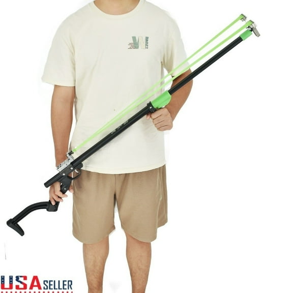 Powerful Slingshot Rifle Portable Heavy Duty Catapult Outdoor Hunting For Adult