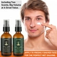 thumbnail image 6 of LEPONIX Sensitive Skin Hydrating Aftershave Balm Set with Eucalyptus & Mint / Sandalwood - Post Shave Balm Perfection for Soothe Skin, 6 of 7