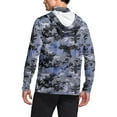 thumbnail image 4 of Hoodies for Men UPF 50+ Sun Protection Hoodie Camouflage Long Sleeve Fishing Hiking Shirt with Face Mask XL, 4 of 7