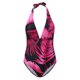 thumbnail image 2 of Gibobby Trajes de Baño Mujer Completos Nuevo estampado de mujer con cuello colgante, falda sexy, traje de baño de aguas termales, cárdigan, traje de baño(Rosa caliente,CH), 2 of 5