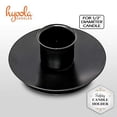 thumbnail image 3 of Hyoola, 1/2 Inch Safety (Center Pin) Candle Holder - Black, 3 of 5