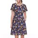 thumbnail image 1 of Balery Gnomes And Houses Vestidos sueltos de manga corta para mujer, vestidos de verano 2025, vestidos casuales de corte A con vuelo., 1 of 6
