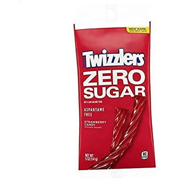 Twizzlers Sugar-Free Strawberry Twists - 5 Ounce, Pack Of 3