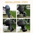 thumbnail image 4 of Eigraketly Cobertura completa impermeable y ventilada para motores fuera de borda de hasta 6-15 CV Mochilas de mochilero 15-20HP Eigraketly OD0830-02B, 4 of 6