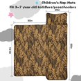 thumbnail image 5 of Camo and Grass Brown Pattern Teens Toddler Nap Mat with Pillow, Sleeping Mat Bag for Preschool Daycare 60"x20", 5 of 6