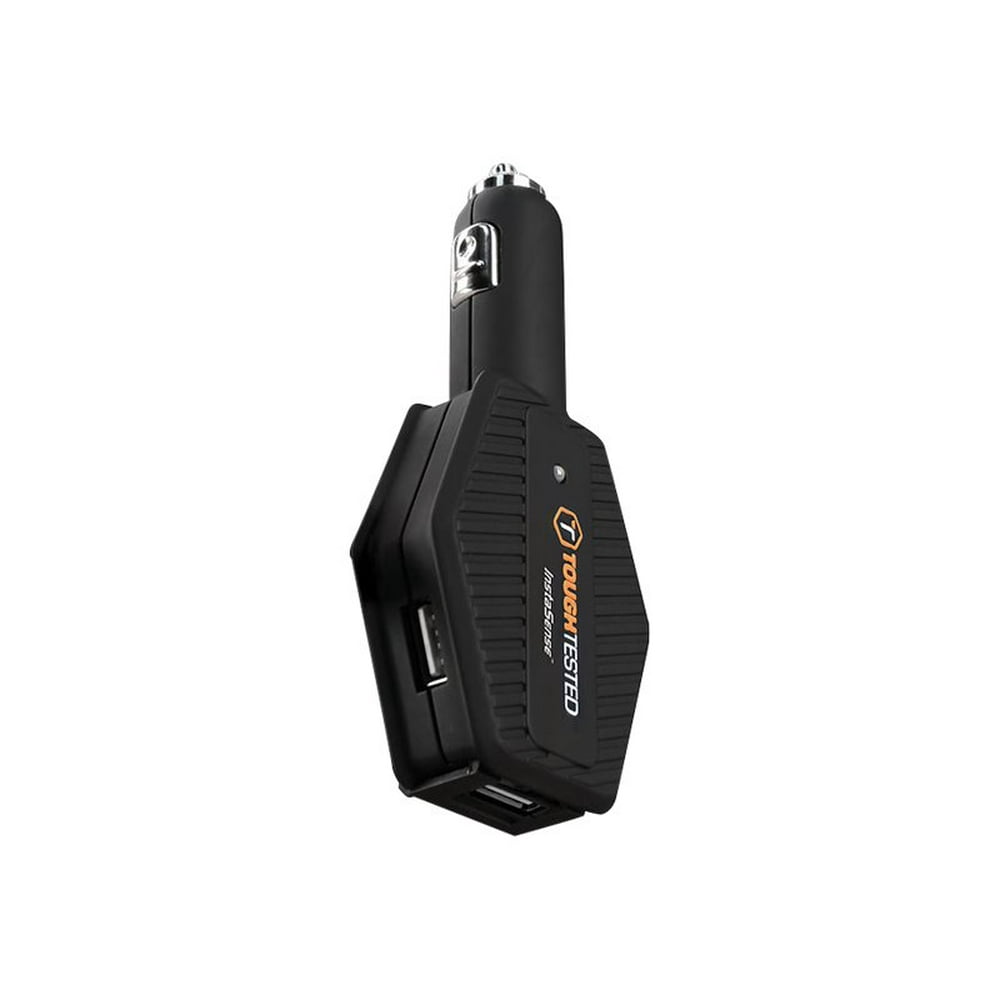 Tough Tested Power Share 4.8 Amp 3 USB Car Charger with InstaSense
