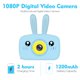 thumbnail image 3 of Videocámara 1200W 1080P FHD Cámara de video digital con filtros divertidos Videocámara portátil multifuncional Cute Rabbit Soft Silicone Cover, 3 of 7