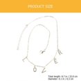 thumbnail image 2 of Letter Necklace Rhinestone Necklace Valentine Necklace Clavicle Choker Necklace---Product code 38688, 2 of 3