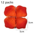 thumbnail image 2 of 12 Bags Artificial Rose Petals, Non-Woven Flower Petals for Romantic , Wedding, Party, Valentine Day Decoration - Sunset red, 2 of 5