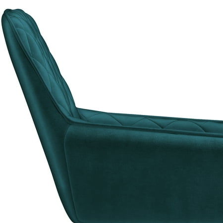 Simpli Home - Garey Counter Height Stool (Set of 2) - Teal Velvet