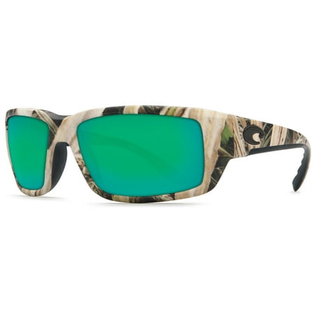 Costa Del Mar TF Fantail Mossy Oak Square Sunglasses Green Lens 400G