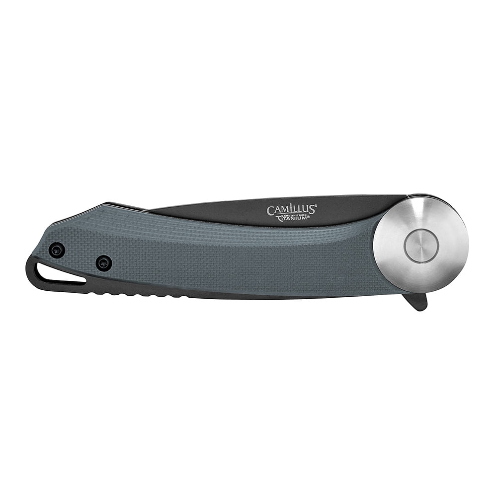 Camillus Cirque 7" Folding Pocket Knife, 2.75" Drop-Point Blade, Slate Blue