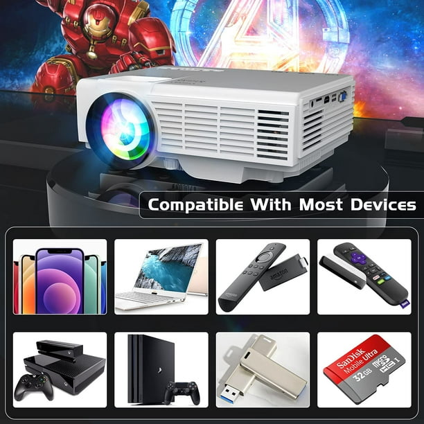 Hot Home Cinéma Vente portable LED HD Best Smart Mini projecteur 4K  PC projecteur téléphone portable écran projecteur - Chine Projecteur,  projecteur LED