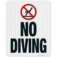 thumbnail image 1 of California No Diving Sign, Complies With State Of California Pool Safety Code, (SI-62186) 24x30 Reflective Aluminum EGP, 1 of 1