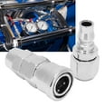 thumbnail image 3 of Qiilu Hand Tools,2Pcs Quick Connector Self Locking Pneumatic Joint Air Pipe Accessories 40SP+40PP,Connector, 3 of 7