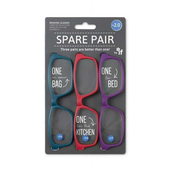 Spare Pair Brights Reading Glasses  2.0