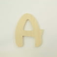 thumbnail image 3 of Package of 1, 6 Inch X 3/4" Thickness Baltic Birch Wood Letter A in The Waltograph Font, Thick for Art & Children Craft Project, Made in USA, 3 of 4