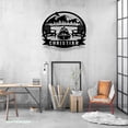 thumbnail image 2 of Craftnamesign Custom Camping Metal Wall Art LED Light, Camping Metal Sign, Camping Decor, 2 of 5
